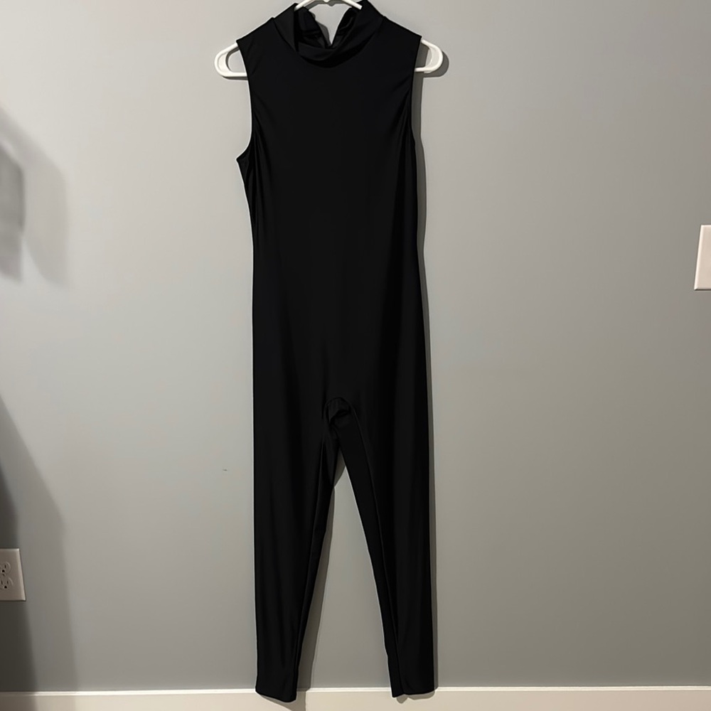Source Unknown Black Minimalist Jumpsuit